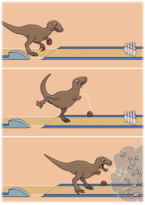Tyrannosaurus Rex - Bowling Kingpin