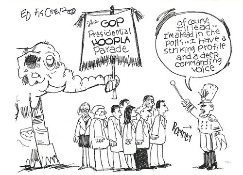 The GOP Presidential Hoopla Parade.