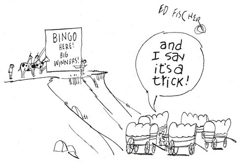 'And I say it's a trick!'