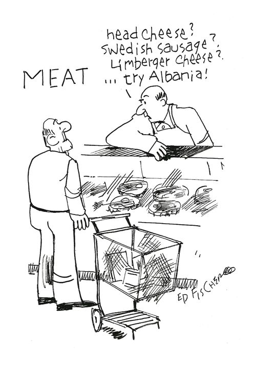 Cheese at the Meat Counter.