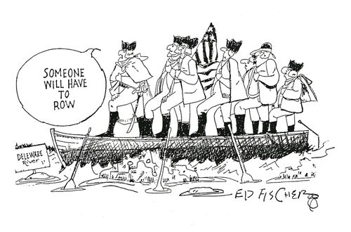 'Someone will have to row.'