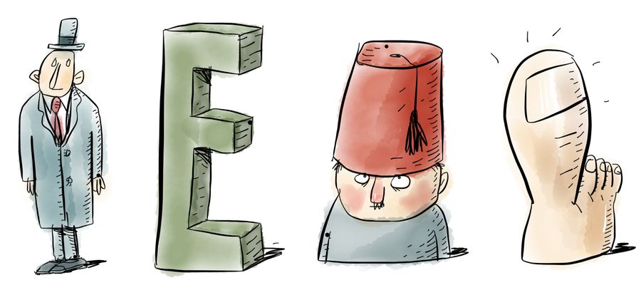 A rebus of the word 'Manifesto'