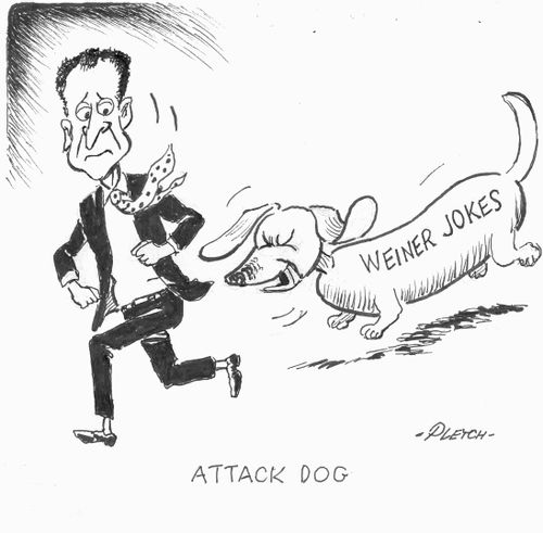 Attack Dog: Weiner Jokes.