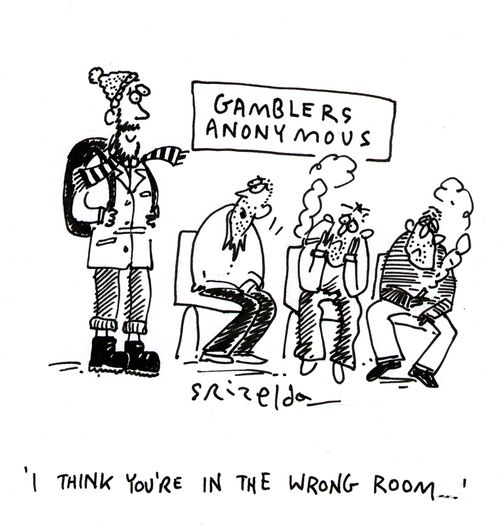 'I think you're in the wrong room...'