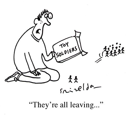 'They're all leaving...'