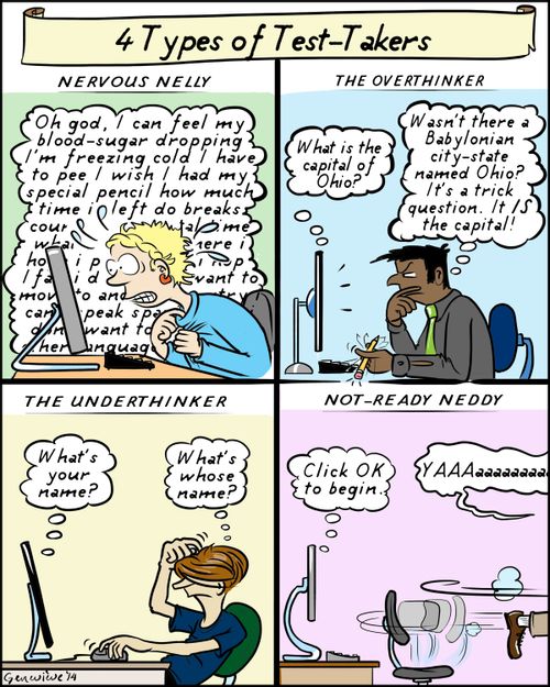 Four Types of Test-Takers...