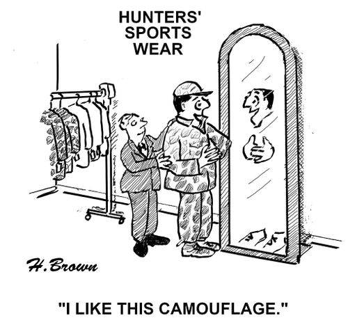 'I like this camouflage.'