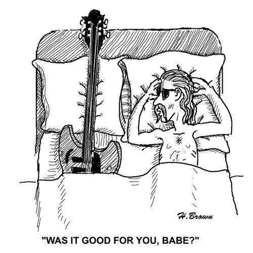 'Was it good for you, babe?'