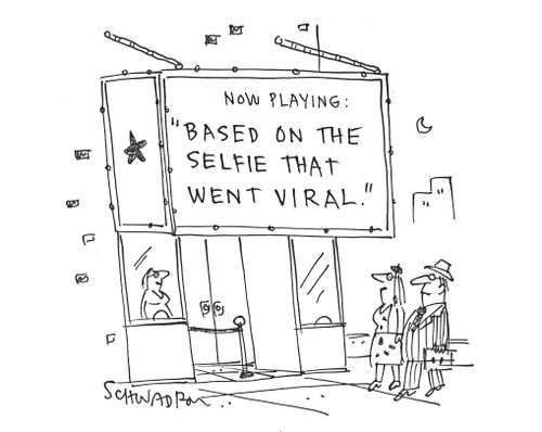 Cinema: Now Playing - Based on the selfie that went viral.