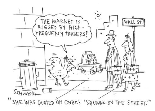 'She was quoted on CNBC's 'Squawk on the street.''