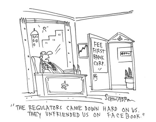 'The regulators came down hard on us. They unfriended us on facebook.'