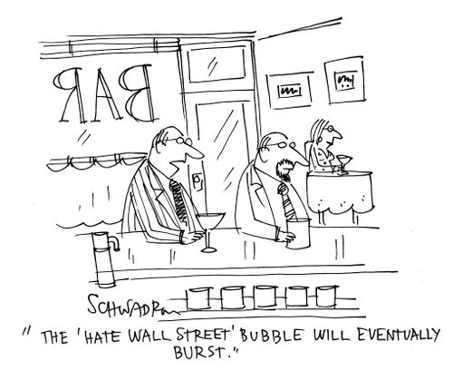 'The 'Hate Wall Street' bubble will eventually burst.'