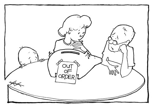 Piggy Bank Out of Order
