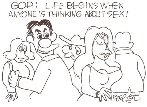GOP: Life begins when anyone is thinking about sex!