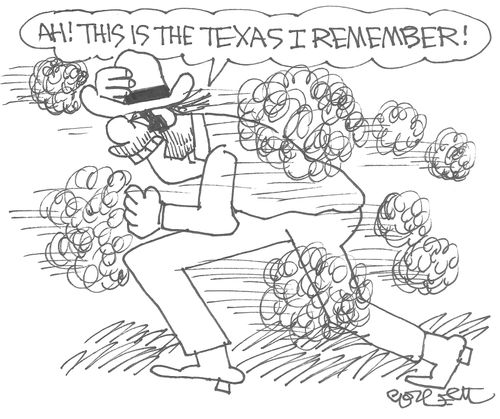 'Ah! This is the Texas I remember!'