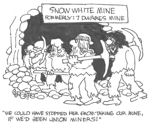 'We could have stopped her from taking our mine, if we'd been union miners!'