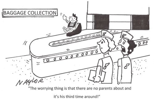 'The worrying thing is that there are no parents about and it's his third time around!'