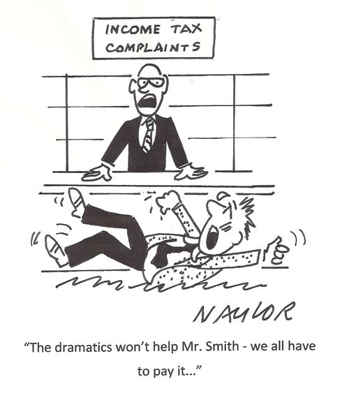 'The dramatics won't help Mr. Smith - we all have to pay it...'