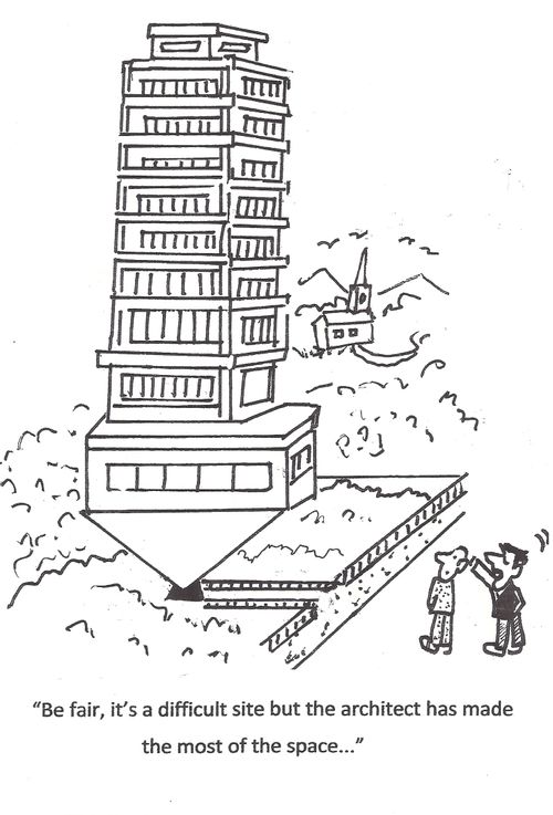 'Be fair, it's a difficult site but the architect has made the most the space...'