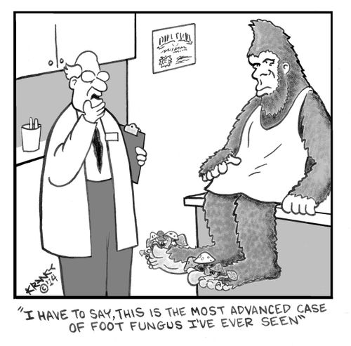 'I have to say, this is the most advanced case of foot fungus I've ever seen.'