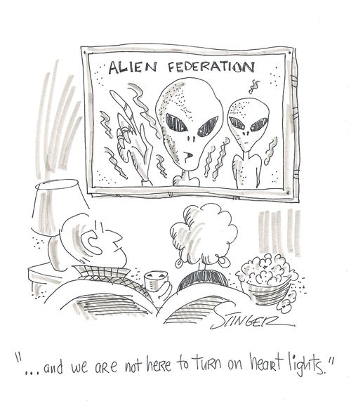 '...and we are not here to turn on heart lights.'