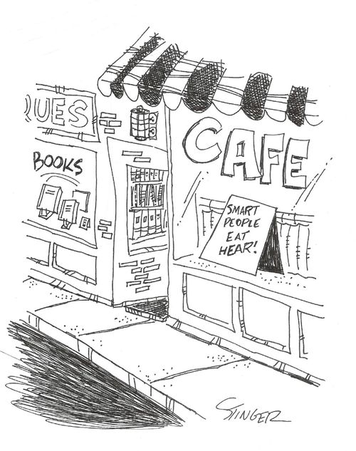 Cafe: Smart People Eat Hear!