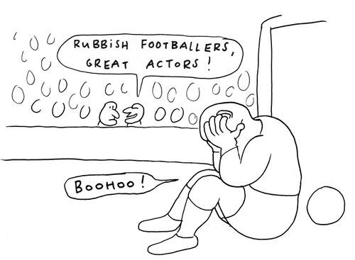 'Rubbish footballers, great actors!'