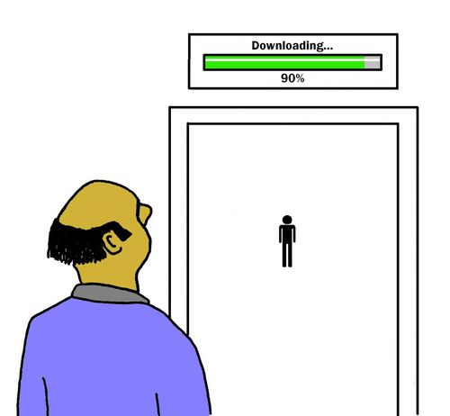 High tech restroom.
