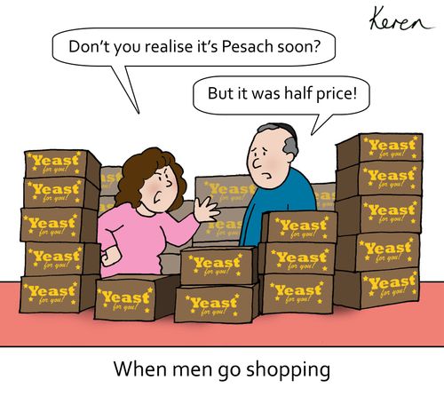 When men go shopping.