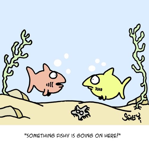 'Something fishy is going on here!'