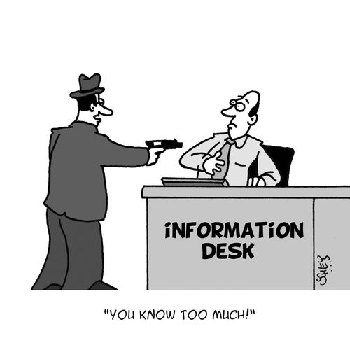 'You know too much!'