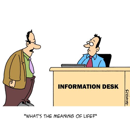 'What's the meaning of life?'