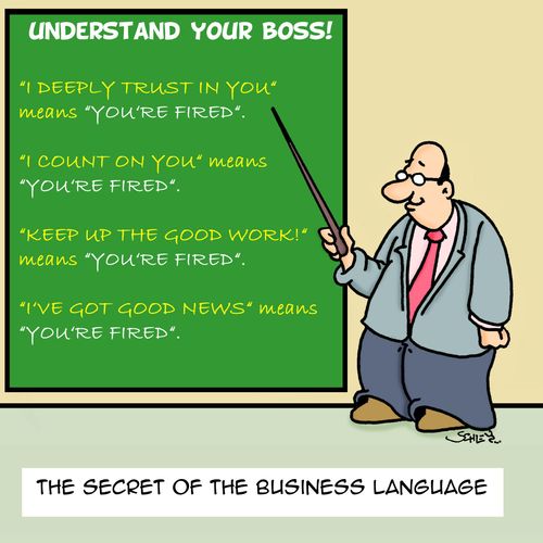 The secret of the business language