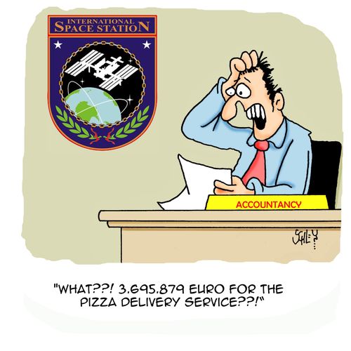 'WHAT??! 3.695.897 euro for the pizza delivery service??!'