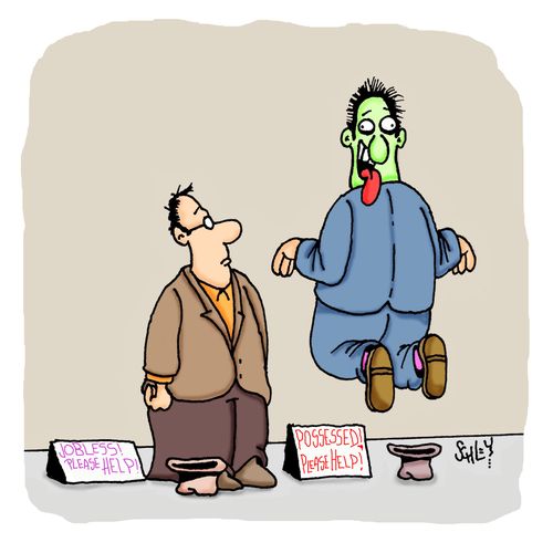 'Possessed! Please help'!