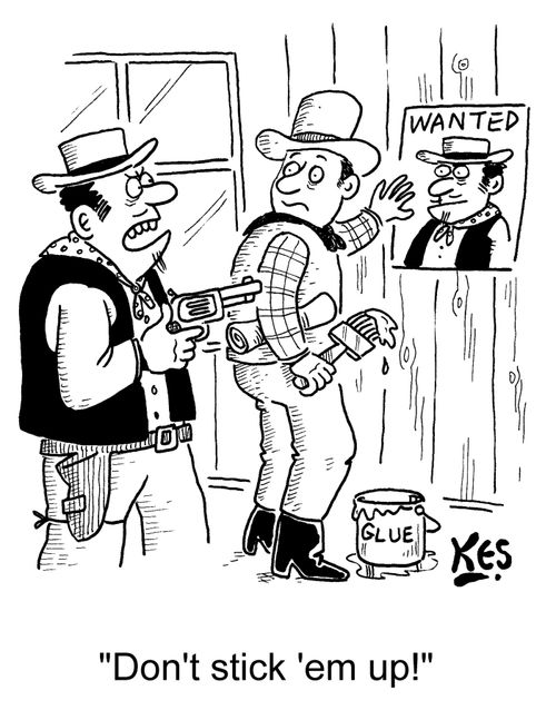 'Don't stick 'em up!'