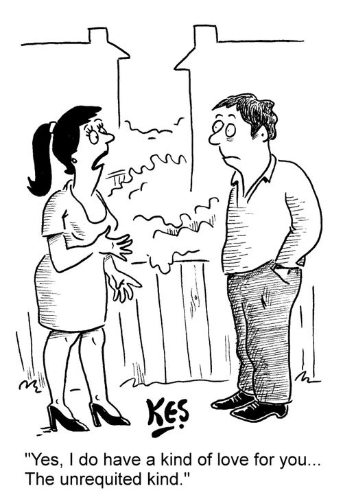 'Yes, I do have a kind of love for you... The unrequited kind.'