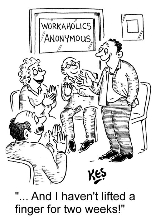 '... And I haven't lifted a finger for two weeks!'