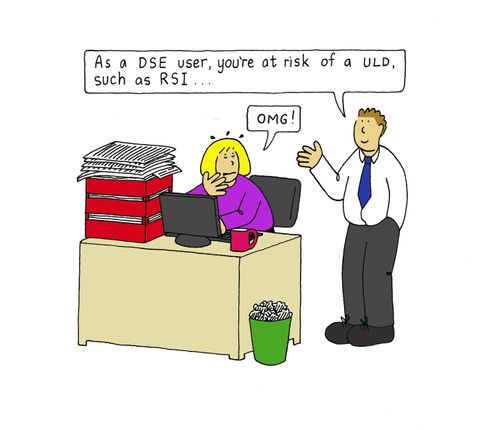 'As a DSE user, you're at risk of ULD, such as RSI...'