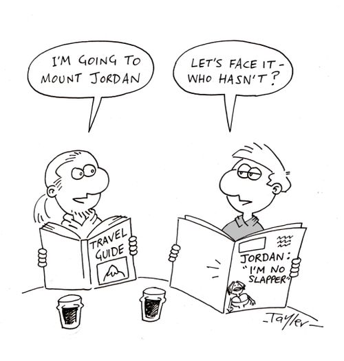'I'm going to Mount Jordan.'