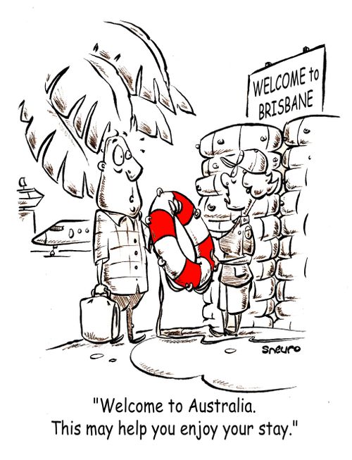 Welcome to Australia. This may help you enjoy your stay.