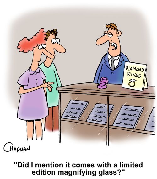 'Did I mention it comes with a limited edition magnifying glass?'