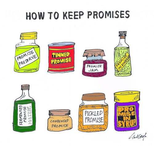 How to keep promises.