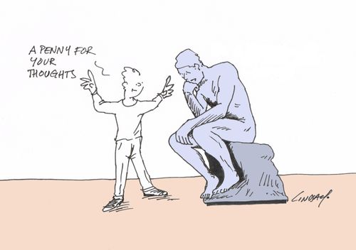 'A penny for your thoughts.'