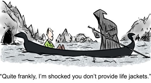 'Quite frankly, I'm shocked you don't provide life jackets.'