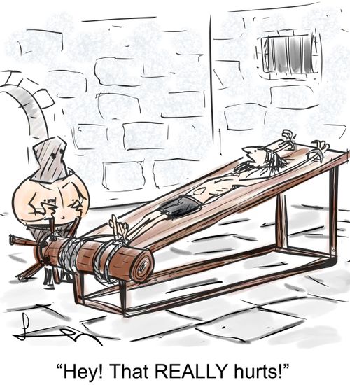 'Hey! That REALLY hurts!'