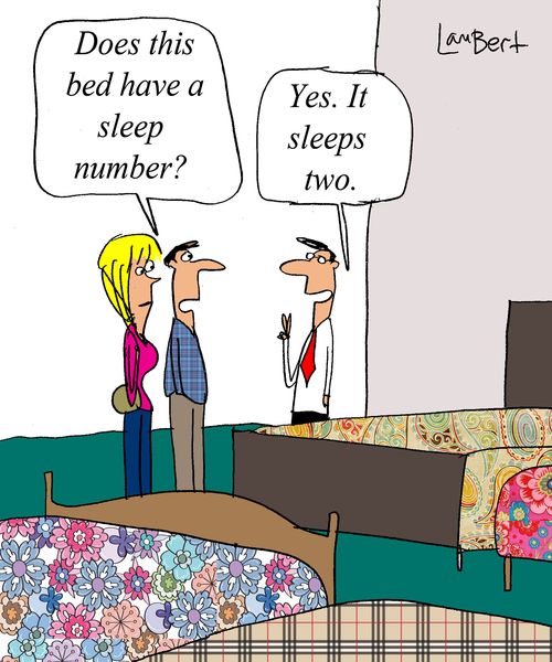 'Does this bed have a sleep number?' 