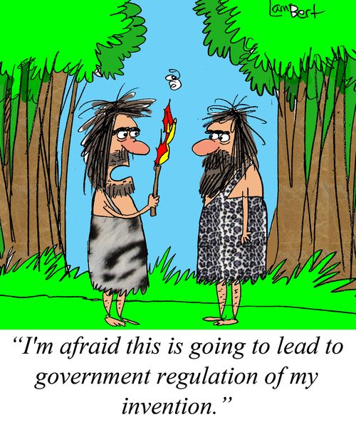 'I'm afraid this is going to lead to regulation of my invention.'