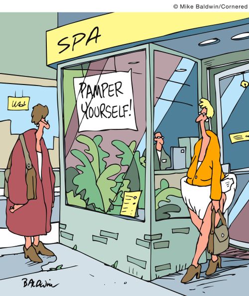 Spa: Pamper yourself.