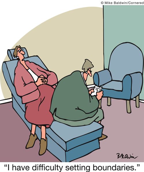 'I have difficulty setting boundaries.'